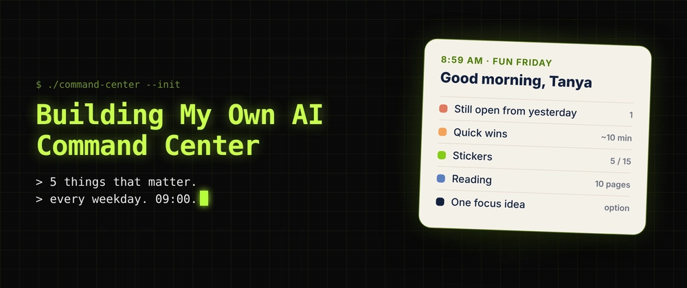 Building My Own AI Command Center
